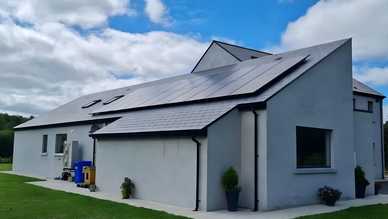 Beautiful Irish home with solar panels